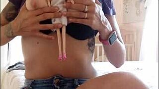 Lesbian Milfs Fuck Silicone Doll's Fake Tits And Holes Hard