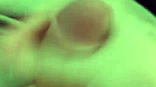 a sensual naked masturbation with big cock toy