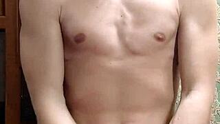 Skinny Flex Boy's Underwear Tease?