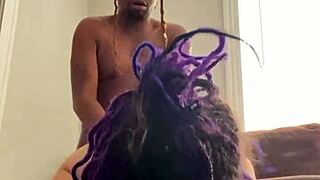 Tattoo latina slut begs for rough bbc breeding in doggystyle