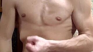 Skinny Flex Boy's Underwear Tease?