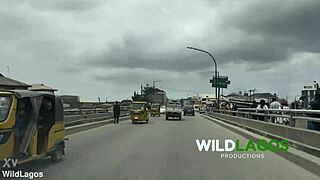 EBONY BABE FUCKED ROUGH ON WEST AFRICA'S LONGEST BRIDGE