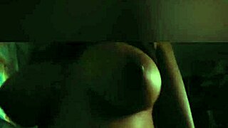 my huge natural tits bounce riding cowgirl while neighbors watch me moan for milk