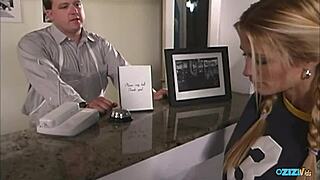 Tattooed brunette goddess in latex heels gets hardcore doggystyle pounding 😈🔥