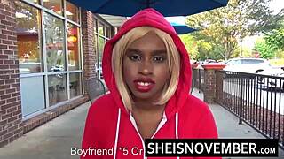 hd sheisnovember screams as thick ebony ass bounces in brutal anal doggy