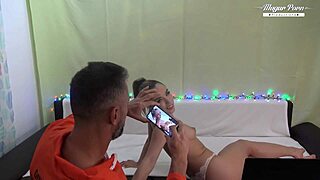 Escaped Prisoner Stepfather Ravages Cute Housewife Deepthroat Style!