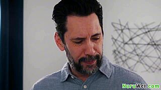 i prepare client as naughty blonde teen masseuse for nuru massage