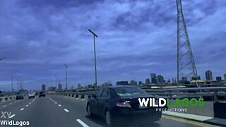 EBONY BABE FUCKED ROUGH ON WEST AFRICA'S LONGEST BRIDGE