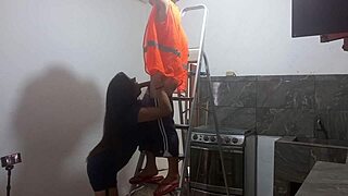 Sexy Latina Milf Seduces Muscular Builder For Hard Fuck