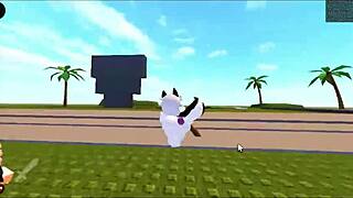 loona BENDS OVER for NOOB's DOGGYSTYLE assfucking in roblox