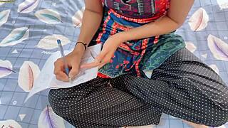 Teacher Sneaks Forbidden Pussy Fuck Into Desi Schoolgirl's Day