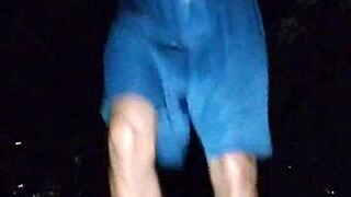 park 1 dorm workout with roommate