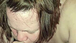 milf juggles foot ride and huge cock suck