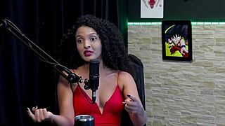 she loves swinging at pimentinhas house filming for brasileiras in sheer red lingerie