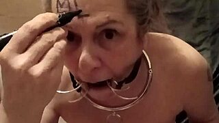 french slave self session mouth spreader uro belt strikes