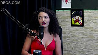 she loves swinging at pimentinhas house filming for brasileiras in sheer red lingerie