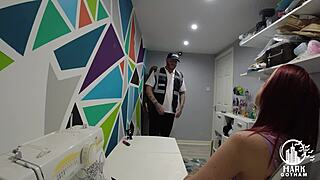 sophie foxx shoplifts then slut roleplay with pov cum