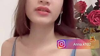 anna k102 flaunts her huge natural tits closeup