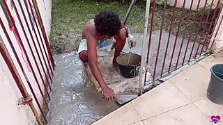 i pay handyman with my tight ass creampie and wild squirt