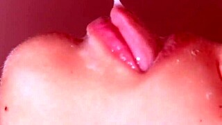 Korean babe deepthroats monster cock up close instructions