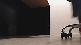 Wow! Sneaky Foot Boy Spies Crunching Dirty Toes!