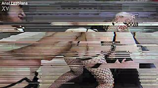 vittoria divine's wet lesbian ass licking leads to rough anal fisting and massive gapes