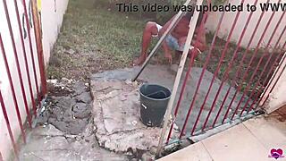 i pay handyman with my tight ass creampie and wild squirt