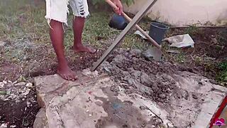 i pay handyman with my tight ass creampie and wild squirt