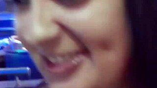 hey bia fire empties those brazilian balls in quick backstage bangs