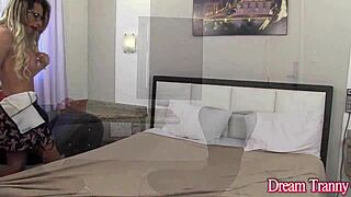 sexy tgirl leticia menezes, wanna taste your ass juice on my cock?