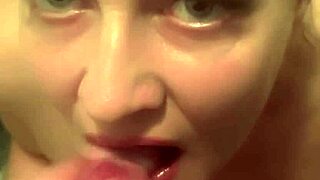 😈 Horny milf swettysvett deepthroats after workout, bathroom creampie cumshot incoming! 💦