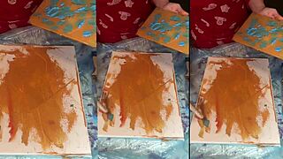 asmr acrylic nails fingering in big glasses mirror... 😍✨