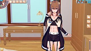 koikatsu hentai game features futanari raphtalia deepthroat blowjob action