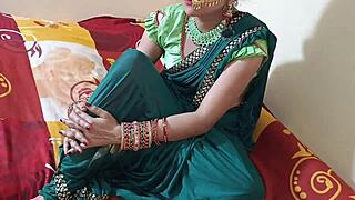 Indian beauty takes cumshot straight in mouth closeup