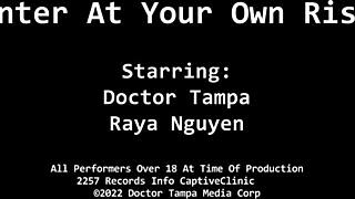 raya nguyen backstage screams gape from dildo facefuck in latex gloves