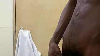 Guy busts huge load in public toilet.