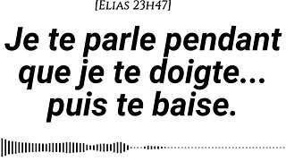 my voice fingers hips tease you asleep then hard instructions wake you
