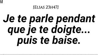 my voice fingers hips tease you asleep then hard instructions wake you