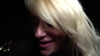 fit sandy milf's fake tits bounce in public raw first date fuck