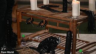 Cock-hungry Monika Fox endures DP in wild BDSM drill!