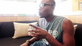 Pawg pale skin slams dark dick wildly