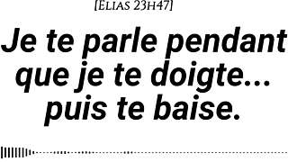 my voice fingers hips tease you asleep then hard instructions wake you