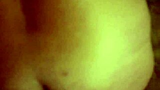 Tattooed brunette wife bent over ass fucked on washing machine