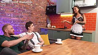 Housewife Monika Fox Punished Anal DAP DPP Buttrose Deepthroat Squirt CIM