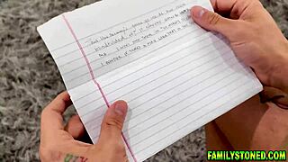 horny stepmom christina sage begs blindfolded son-in-law for deep anal