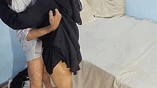 black cock slappin punjabi hijab aunty's pussy missionary on date!