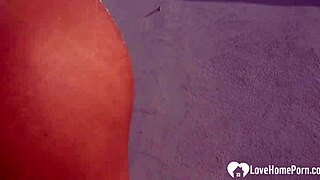 damn that amazing blonde's great ass teases shaved pussy outdoor solo