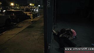 couple binds nympho teen in glasses for domination sex