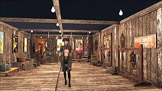 Cute brunette teen slut teases in Fallout 4 fashion 😏🔥👗