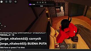 Puta diabla sucks licks and fucks for master's thick cum dose